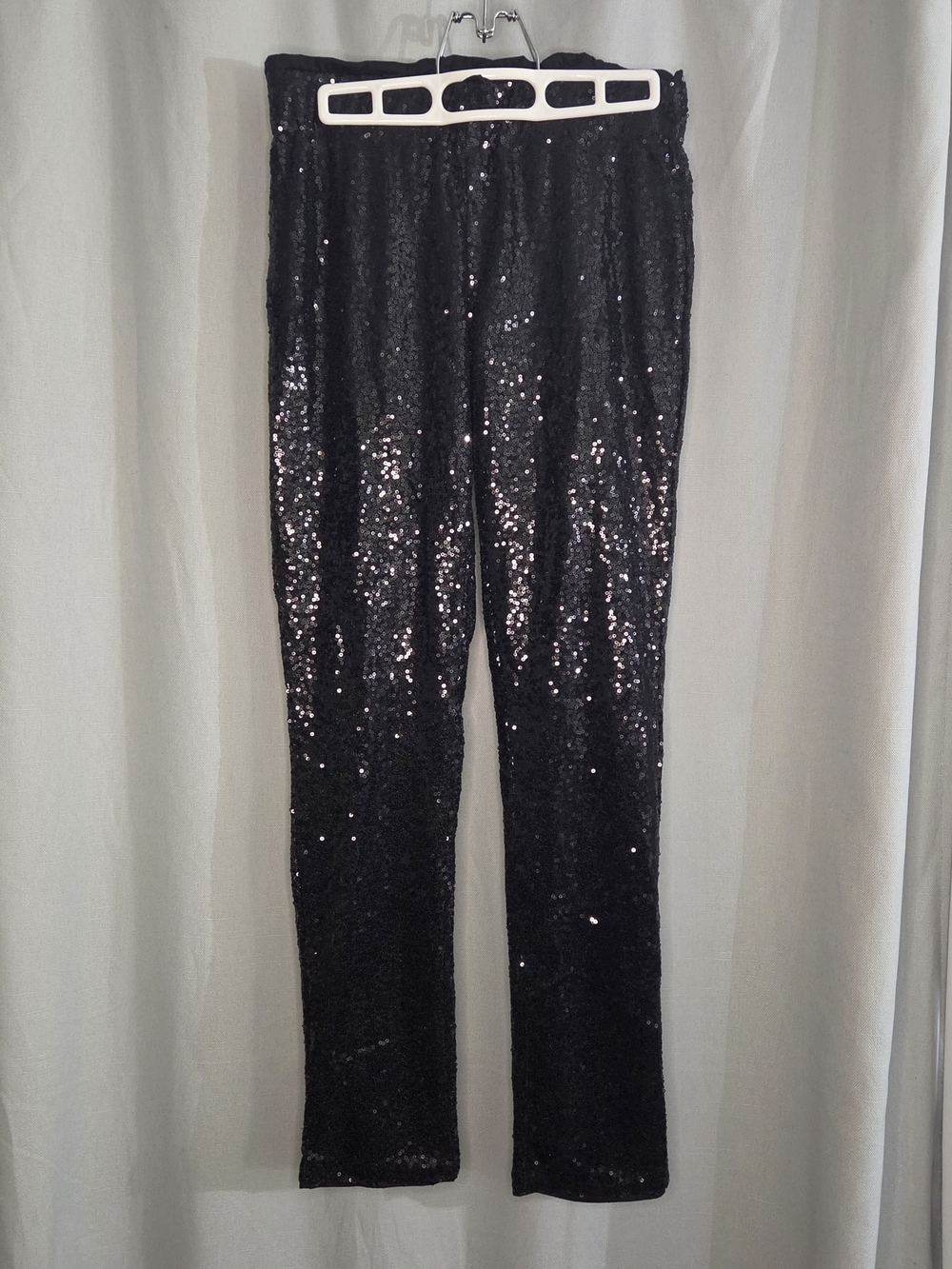 Vanilla Bay Women's Black Sequin Pants Size Small NWT - Picture 2 of 9